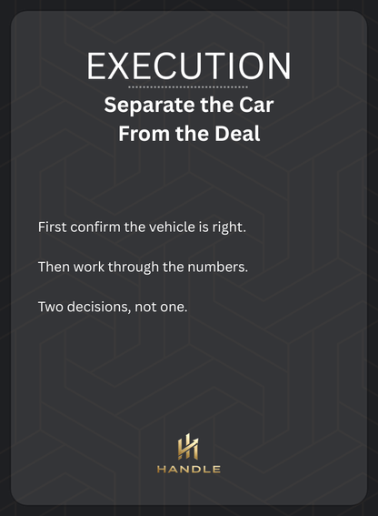HANDLE: Car Sales Objection Training Deck (52 Cards)